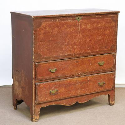 Image for Lot American Tall Blanket Chest, Late 18th/Early 19th