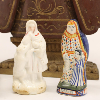 Group of Madonna &amp; Child and Other Items