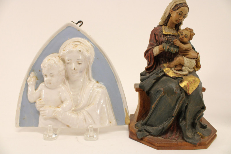 Group of Madonna &amp; Child and Other Items