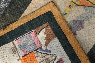 4 Small Hooked Rugs, First half 20th C.