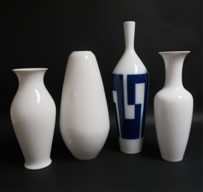 Image for Lot 4 KPM Large Porcelain Vases