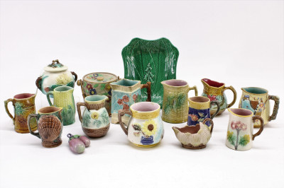 Image for Lot 16 Majolica Pieces