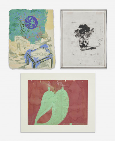 Image for Lot Various Artists - Group, three (3) works on paper