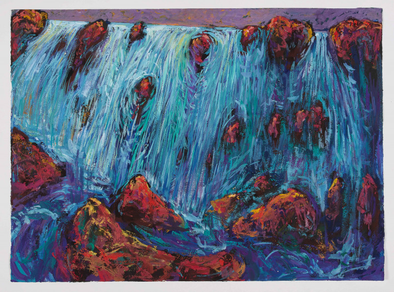 Robert Schaberl - Group, four (4) waterfall scenes