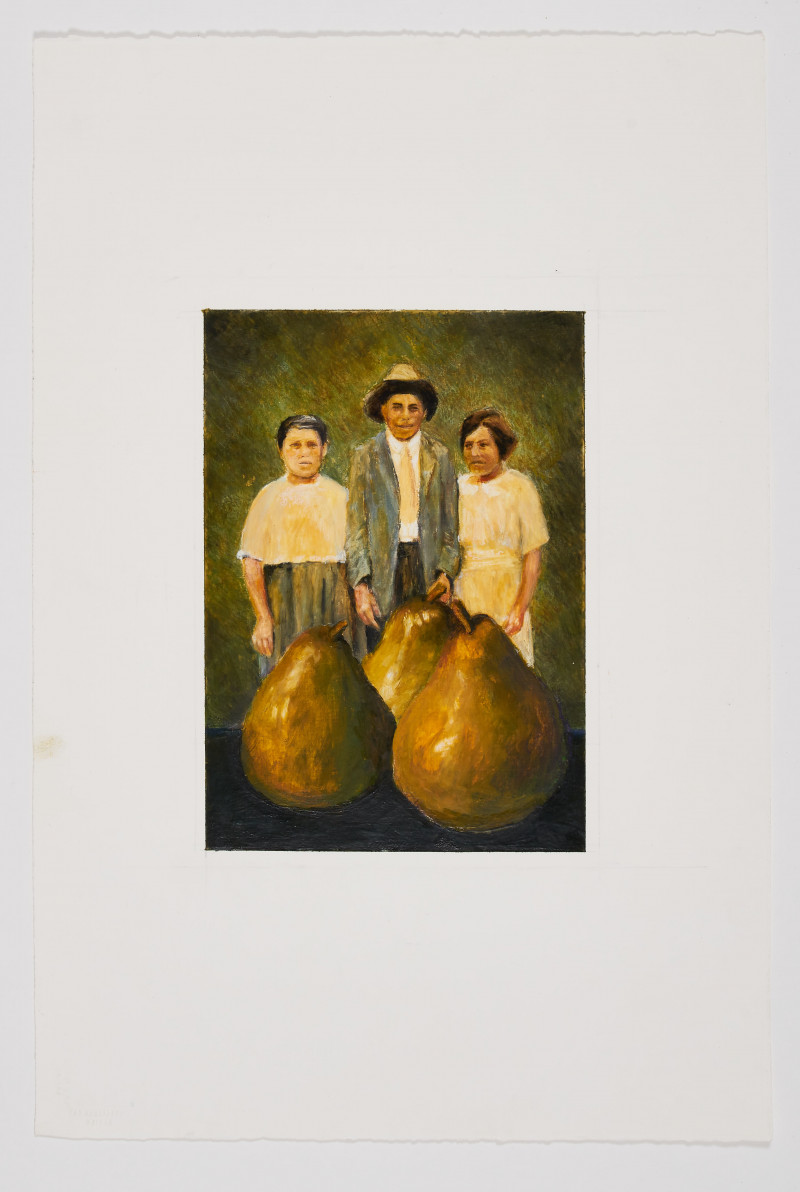 Charles Mary Kubricht - Group, three (3) Figures with fruit