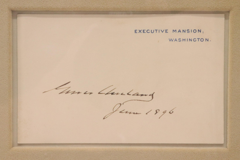 Grover Cleveland, James Madison Pres. Autographs