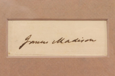 Grover Cleveland, James Madison Pres. Autographs