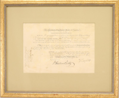 Image for Lot Zachary Taylor appointment Andrew F. Monroe, 1847