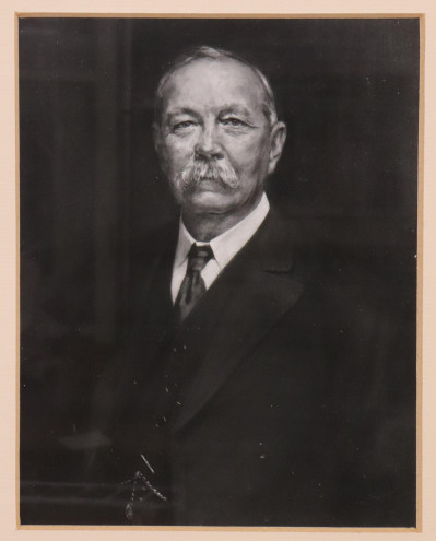 Arthur Conan Doyle, autograph and photo