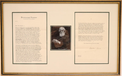 Image for Lot Robertson Davies, letter to Sir John Gielgud
