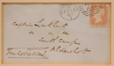 Dickens,Postal Letter, Captain Lockhart
