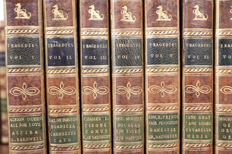 British Classics Partial Late 18th C. Book Sets