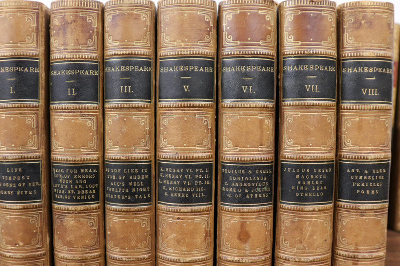19th C Volumes of Shakespeare, Emerson