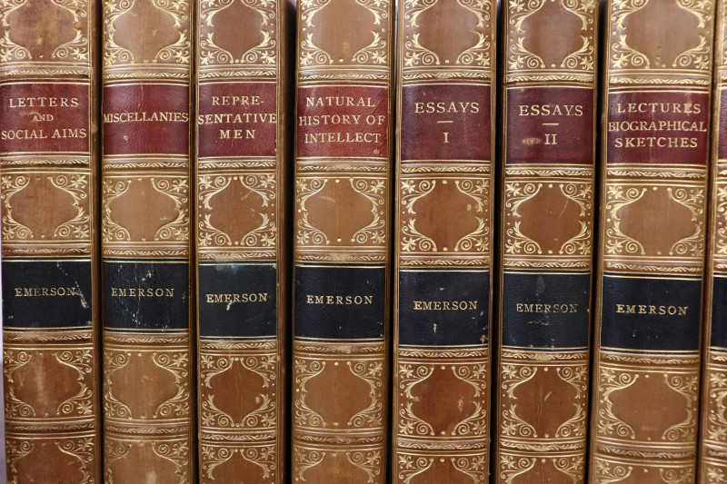 19th C Volumes of Shakespeare, Emerson