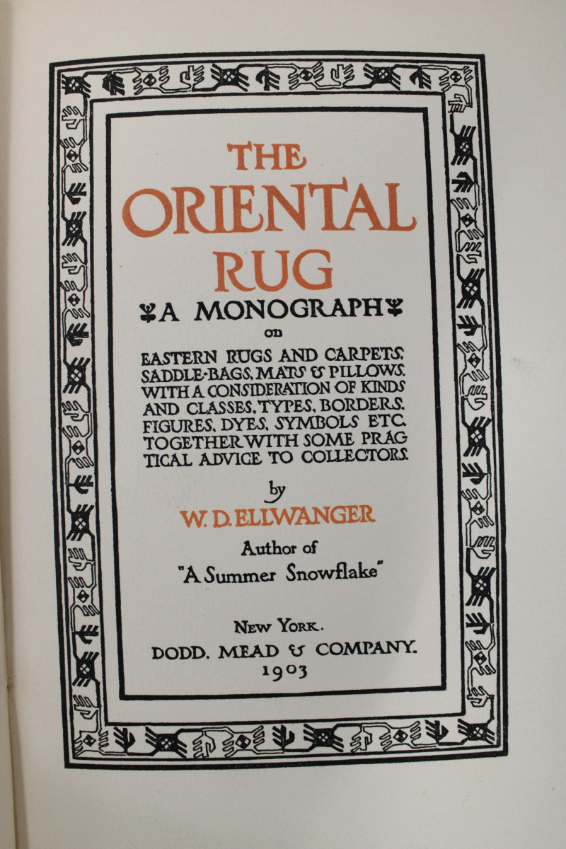 Books on Antique Rugs/Oriental Carpets
