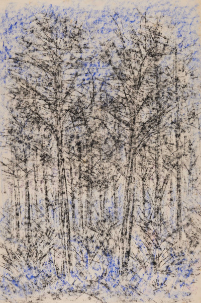 Image for Lot Theodore Hios - Trees with Blue Sky