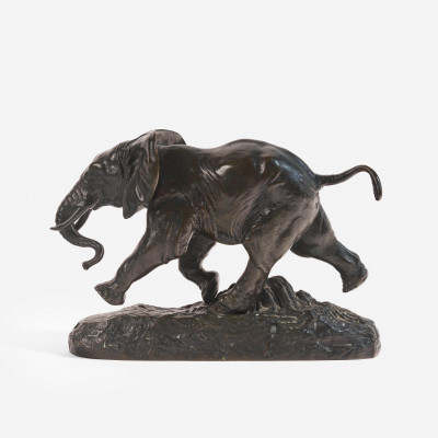 Antoine-Louis Barye - Bronze Elephant