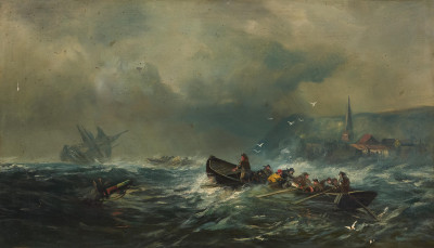 Image for Lot Artist Unknown - Rescue at Sea