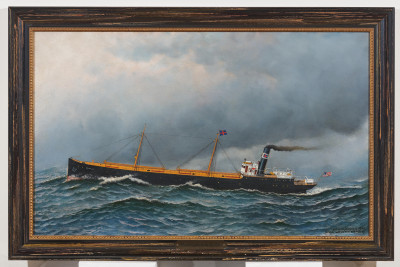Antonio Jacobsen - Steamship Ocmulgee of the Brunswick Steamship Co.