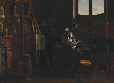 Image for Lot Artist Unknown - Untitled (Artist's atelier)