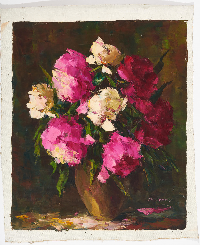 István Megyery - Peonies in Pink &amp; White
