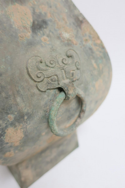 Large Bronze Fanghu