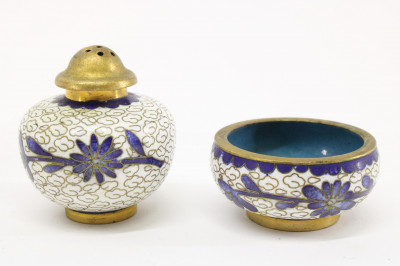 Asian Cloisonne Vases, tabletop objects