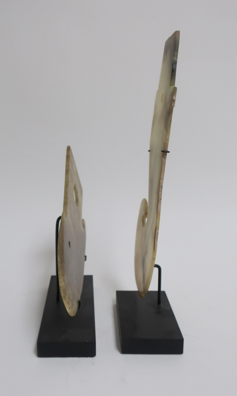 Two Archiastic Jade Blades