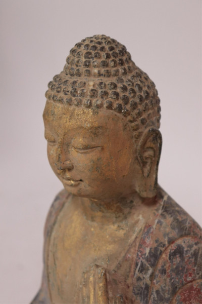 Seated Stone Buddha