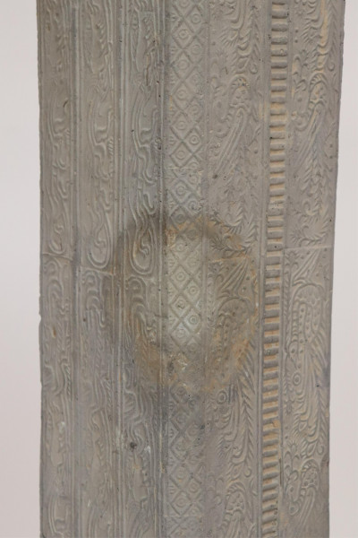 Two Molded Clay Han Dynasty Tomb Pillars