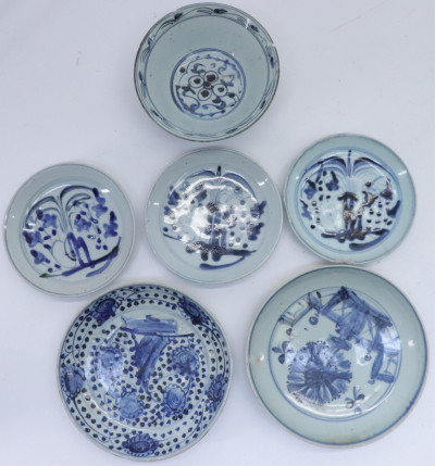 Image for Lot 6 Chinese Export Bowls, poss 18th C