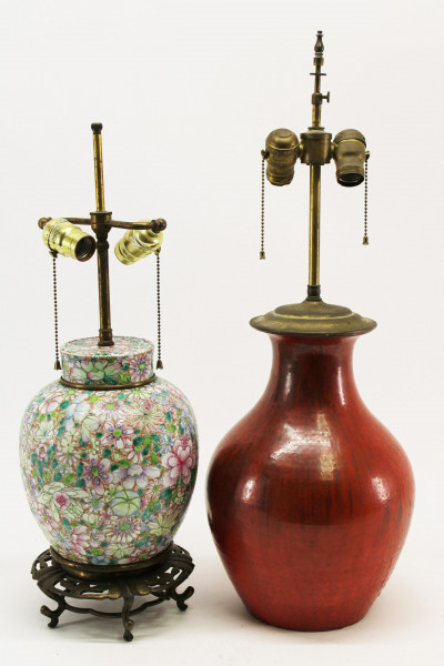 Image for Lot 2 Asian Table Lamps