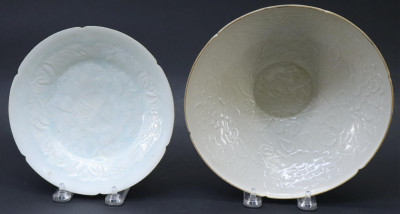 Image for Lot Ding Ware and Qingbai Ware porcelain bowls