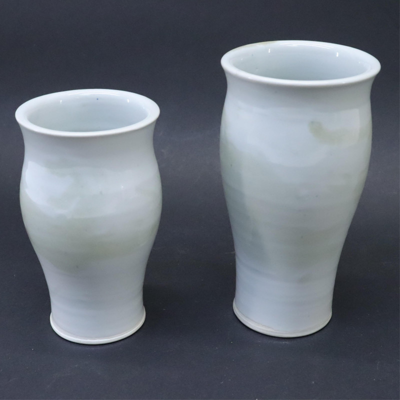 Pair Modern Asian Vases