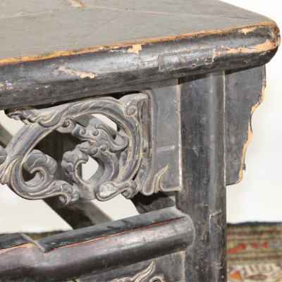 Chinese Square Panel Top Table