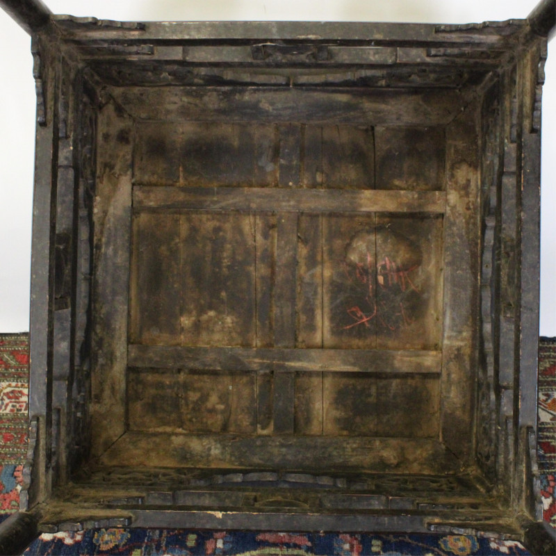 Chinese Square Panel Top Table