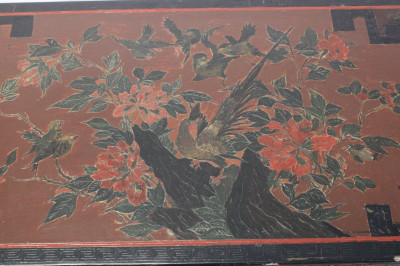 Asian Style Painted Altar Console