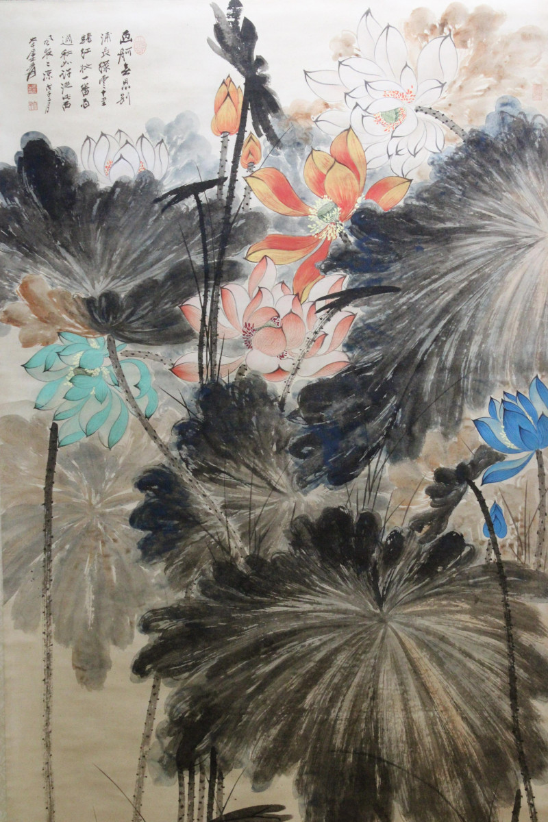 After Zhang Da Qian, Painting of Lotus Blossom