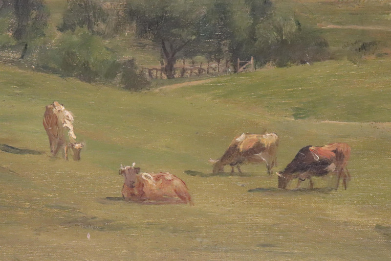 Joseph Foxcroft Cole, Cows Grazing, O/C