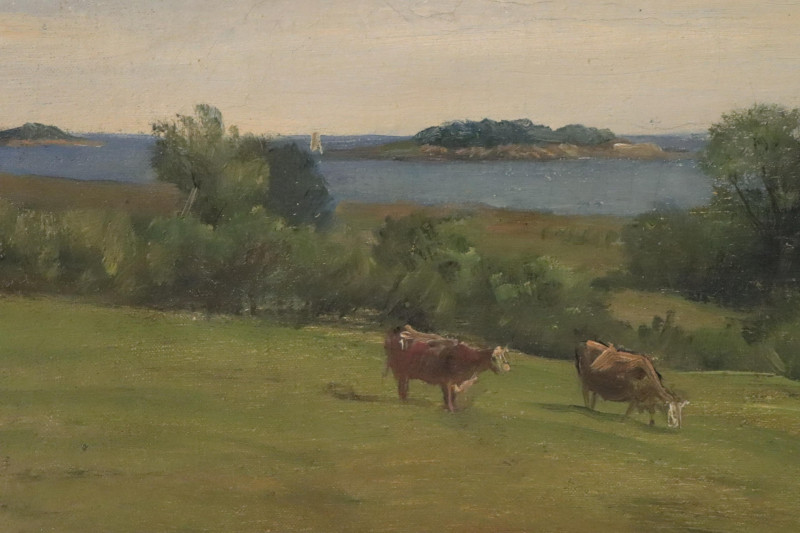 Joseph Foxcroft Cole, Cows Grazing, O/C