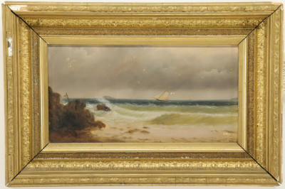 2 Paintings of Sailboats, O/B/C