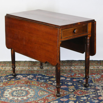 Image for Lot American Classical Dropleaf Table, Mid 19th C.