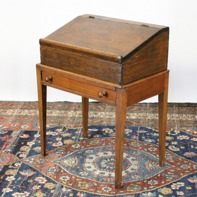Image for Lot 18-19th C. Pine Lectern on later Stand