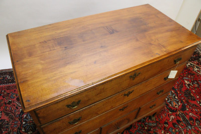 Late Chippendale Curly Maple Chest of Drawers