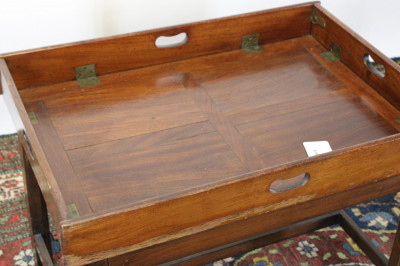 Regency Mahogany Table &amp; Edwardian Cellarette