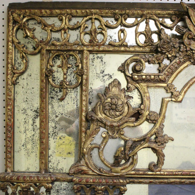 Large Carved &amp; Gilded George III Mirror