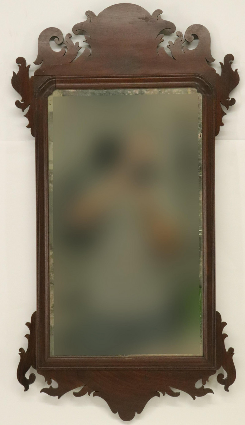 Queen Anne Scroll-Cut Mirror