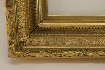 19th C. Ornate Giltwood Carved Frame