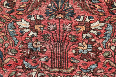 Heriz Wool Hand Knotted Carpet, 5 x 11