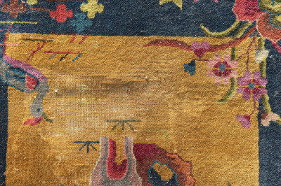 2 Small Chinese Rugs, First Half 20th C.